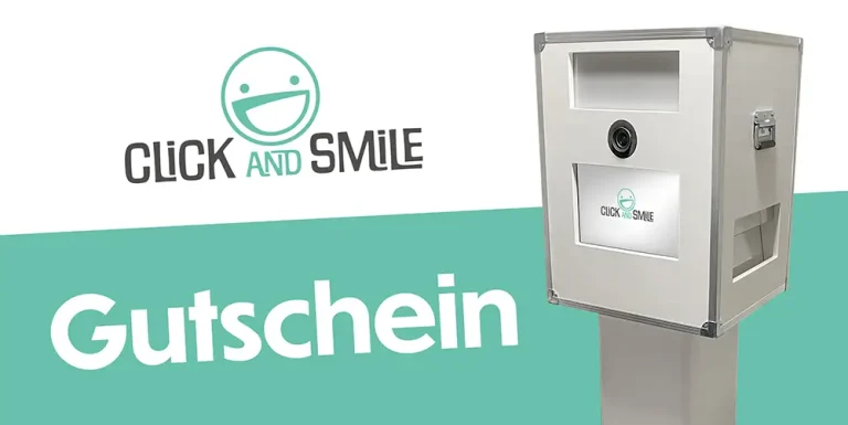 click_and_smile_fotobox_gutschein Gutschein für die click and smile Fotobox – verschenke Fotobox-Momente für Hochzeiten in Rhön-Grabfeld oder Feiern in Thüringen